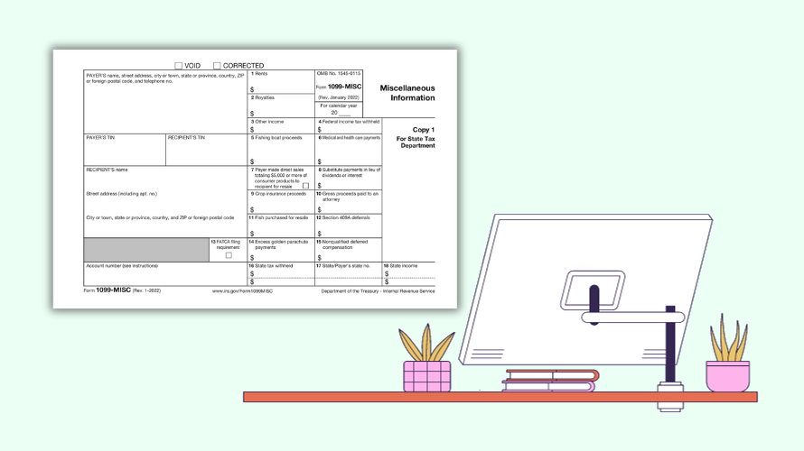 1099MISC Template > Get 1099MISC Tax Form for 2024 in PDF Print or